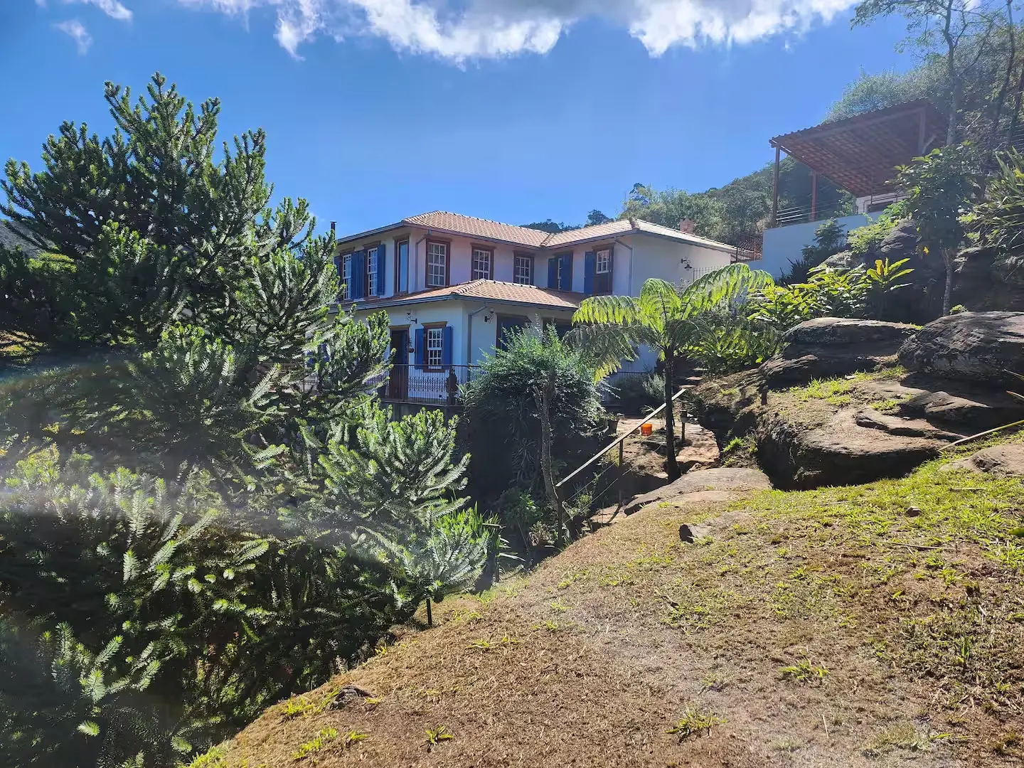 House from slope