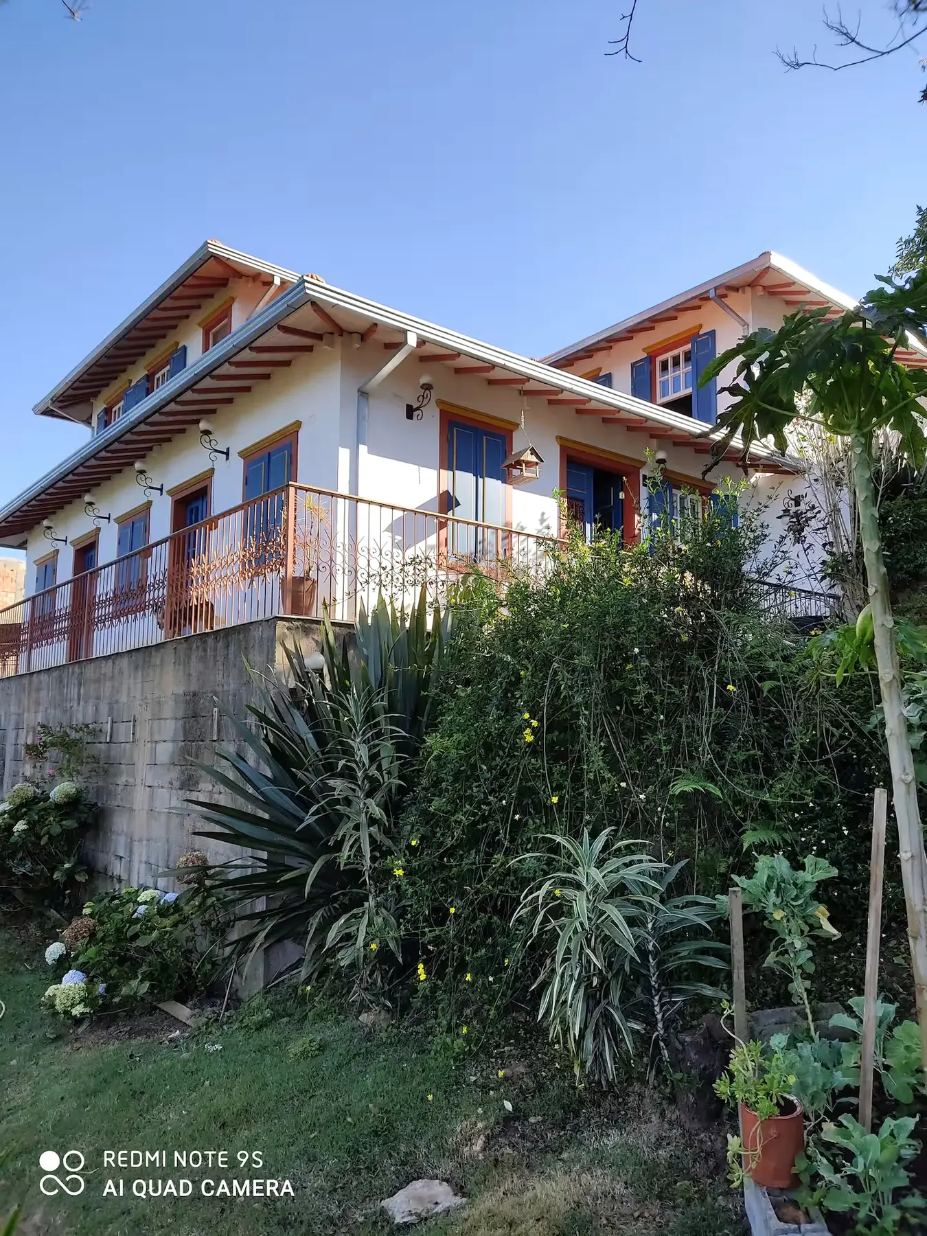 House on hillside